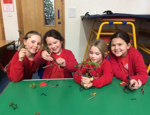 Class 3 Chrismas Crafts with the National Trust